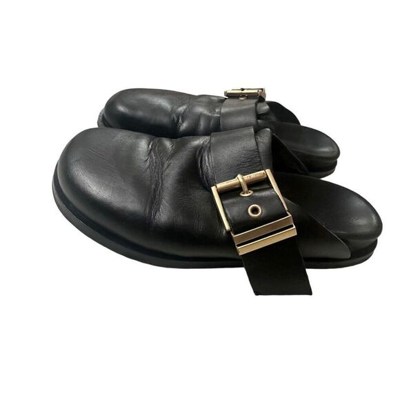 ALLSAINTS Love Shearling Mule in Black Size 38 - Picture 3 of 7